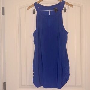 Torrid Electric Blue Goddess Tunic Tank Blouse 3X